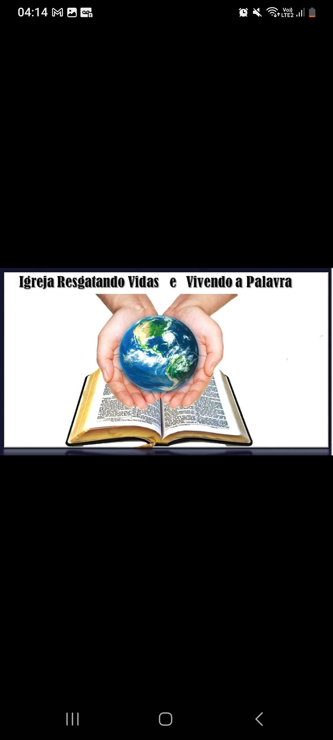 Igreja Resgatando Vidas e vivendo a Palavra